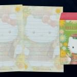 Mini Papel de Carta Hello Kitty Girassóis