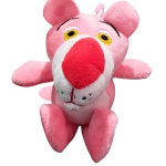 Chaveiro Pelúcia Pantera cor de rosa