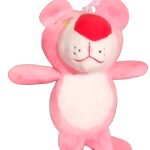 Chaveiro Pelúcia Pantera cor de rosa